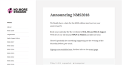 Desktop Screenshot of nomoresweden.com